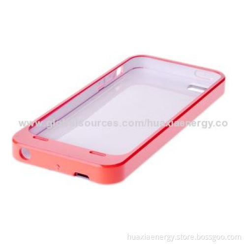 2,200mAh Power Bank Case/External Battery Charger for iPhone 5/5S/5C with Several Colors Available